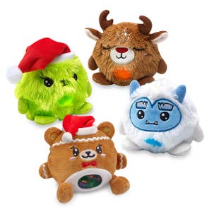 Set of 4 Christmas Winter Animal Slow Rise Squishy Toys - Memory