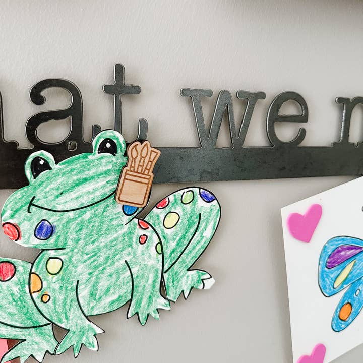 Keystone Steel Co. - Wholesale Sign - Look What We Made Magnetic Bar (typewriter font)2