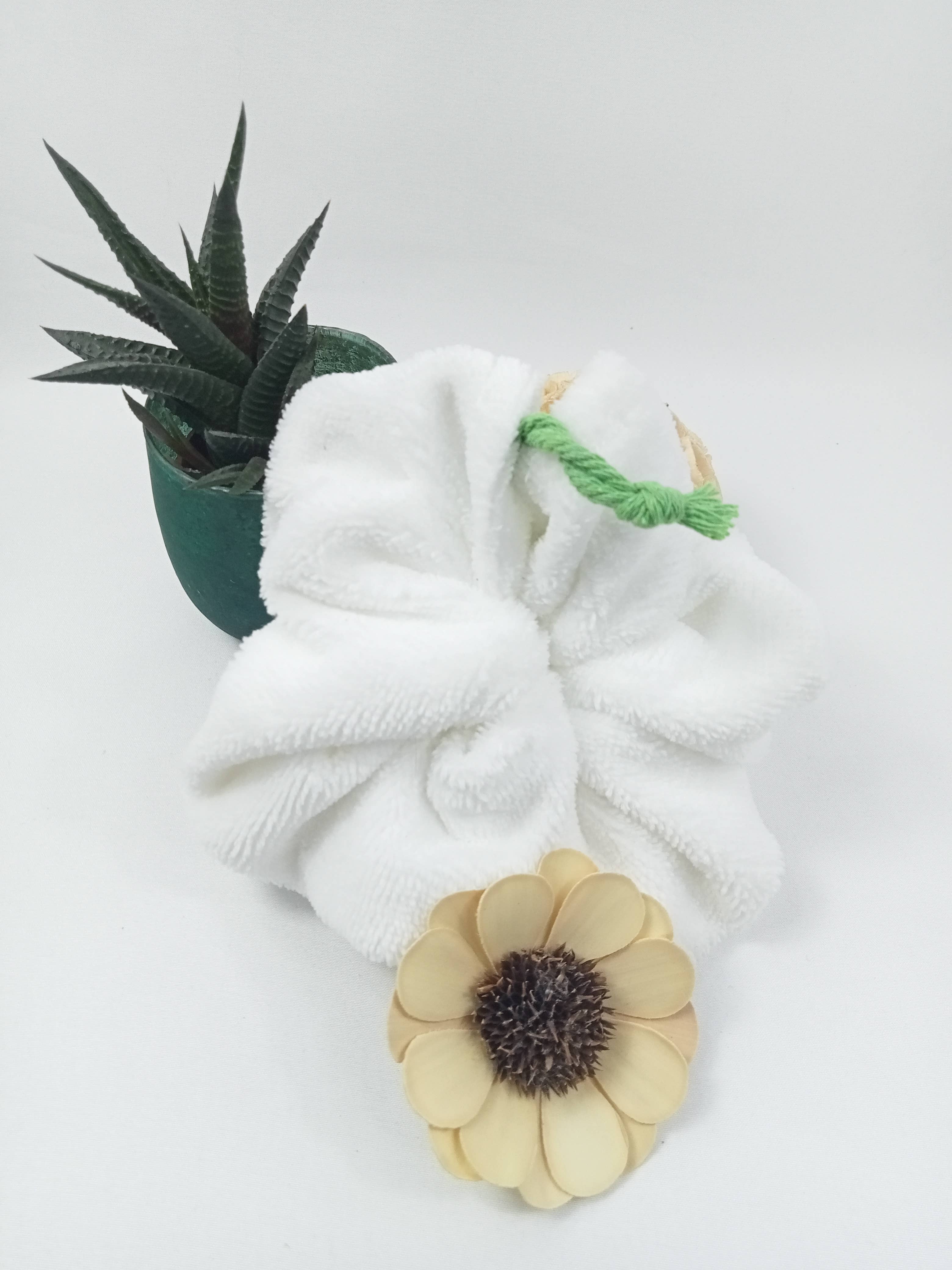 ZHENZHI – Puff/esponja de banho por atacado – Flor de chuveiro8