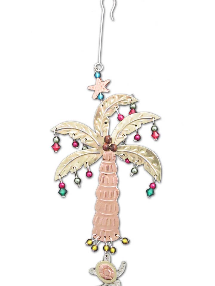Turtle Palm Ornament for wholesale by Pilgrim Imports