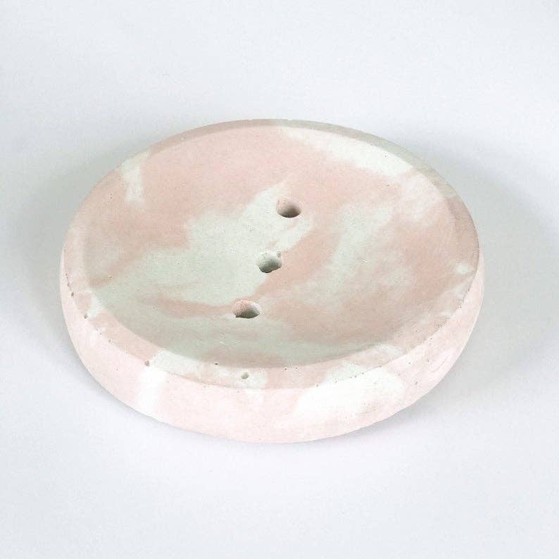 Smells Like Home Store – Engroshandel Sæbeskål til bad – Beton Runde sæbeskål5