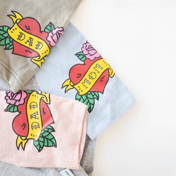 DAD TATTOO TEE Cotton Pet Shirt for wholesale by MODERNBEAST