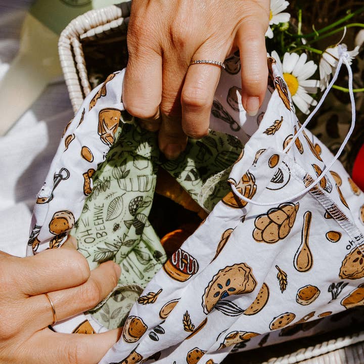 Oh Beehive: Eco Goods Co. - Wholesale Food Storage Wrap/Bag - Original Bread Bag11