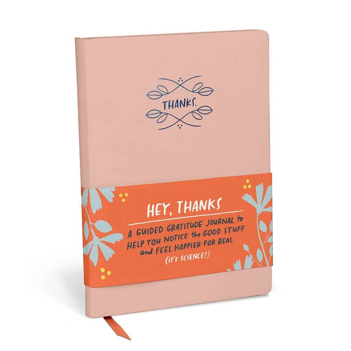 Hey, Thanks: A Guided Gratitude Journal for wholesale by Hachette Book Group
