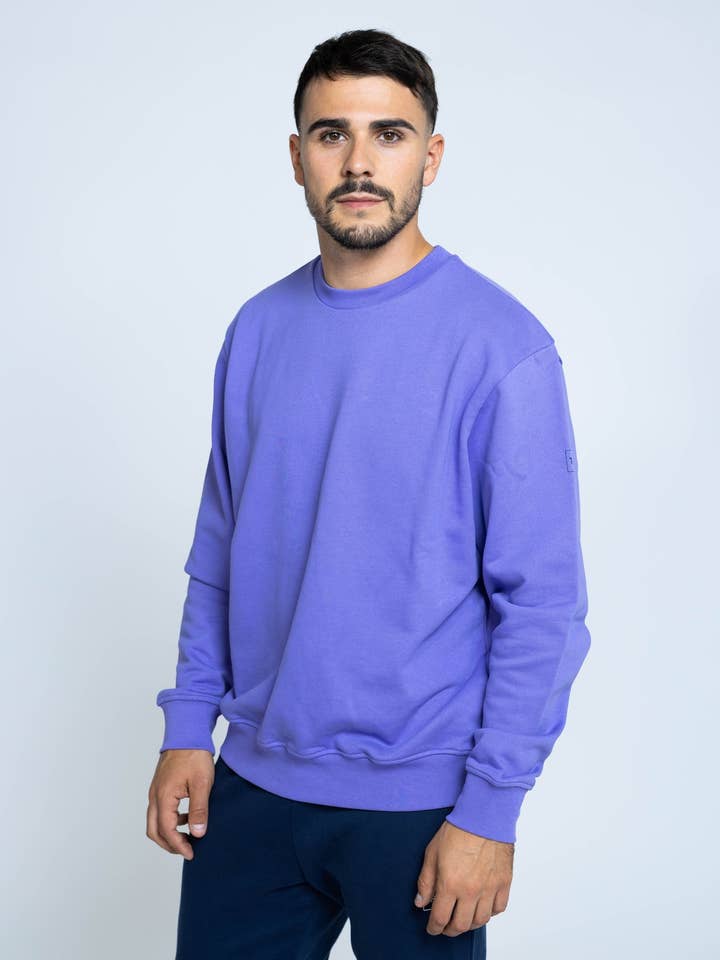 Mäns Amplified Crew Neck för wholesale av The Running Republic