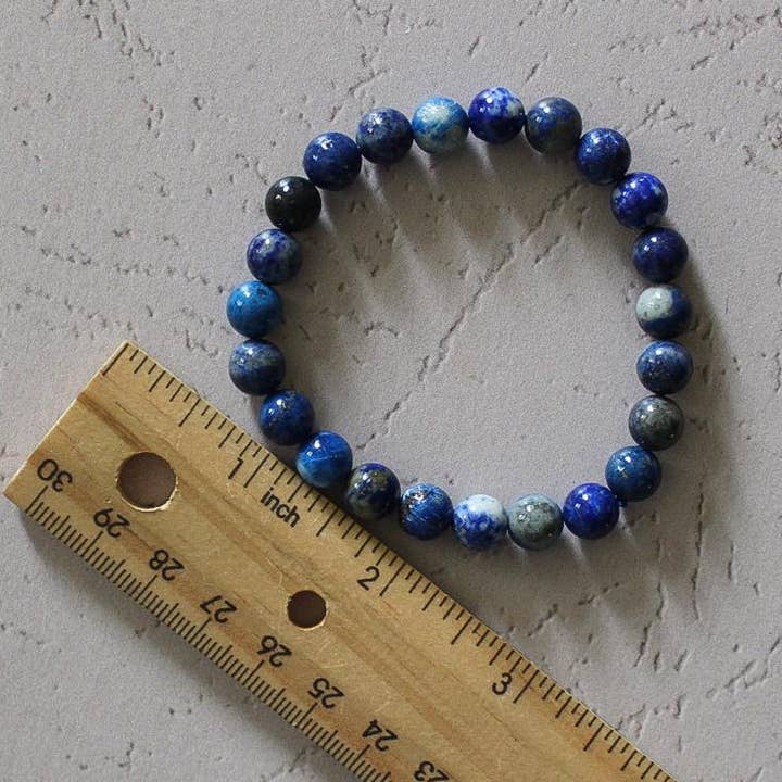 Pebble House - Wholesale Beaded Bracelet - Lapis Lazuli Bracelet 4mm/6mm/8mm - Crystals & Stones