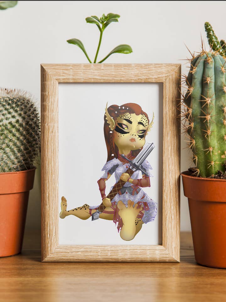 Impression de Lae'zel pour la vente par Whimsy Lantern