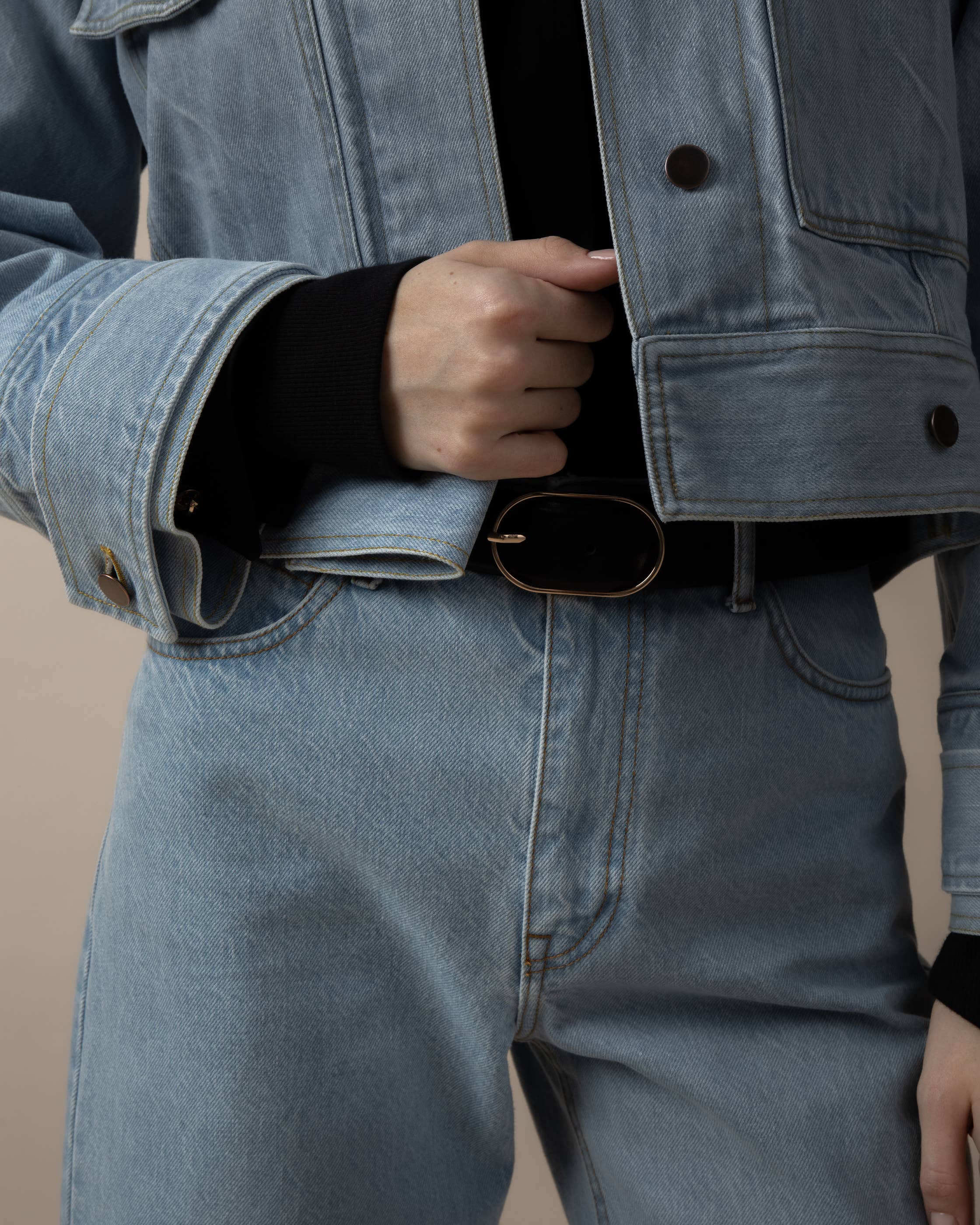 A  LINE - Venta al por mayor Vaqueros - Mujer - Jeans de mezclilla azul Sicilia de algodón orgánico3