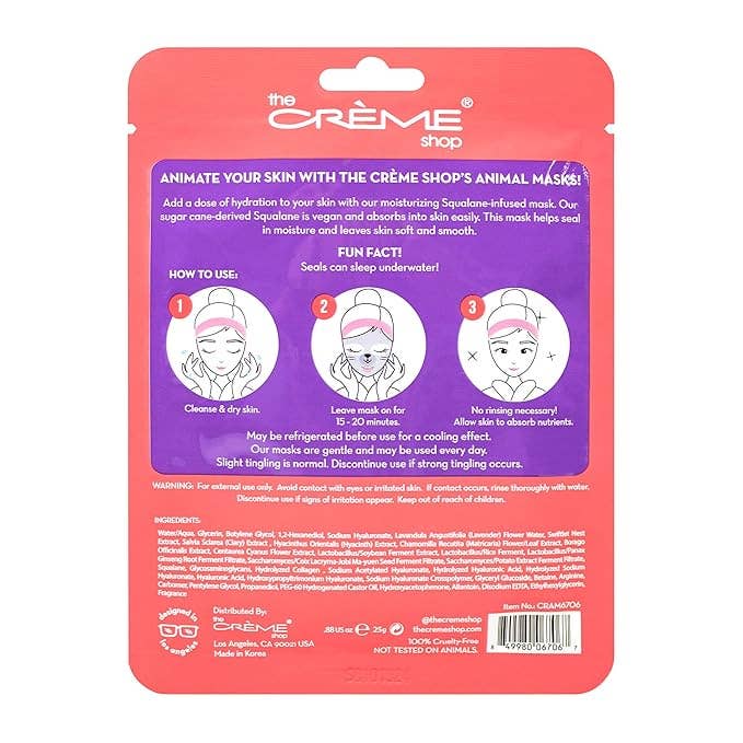 Crover - Wholesale Skincare Face Mask - K-Beauty Animated | Vegan Squalane Hydrating Face Sheet Mask1