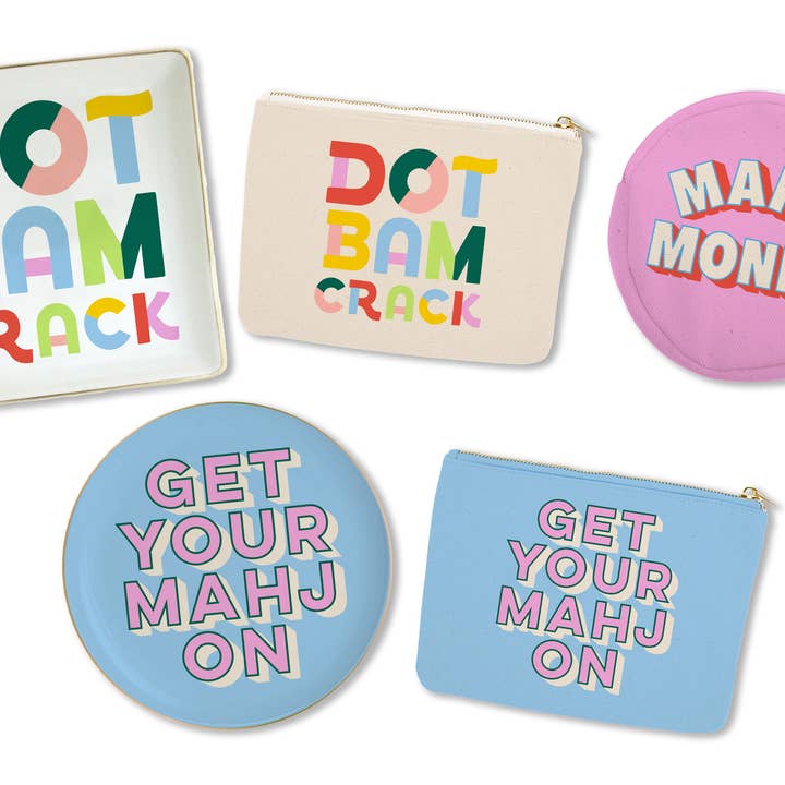 soiree-sisters - Wholesale Disposable Napkin - Mahjong Cocktail Funny Napkins | Dot Bam Crack - 20ct