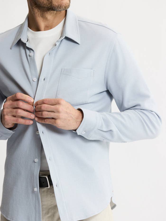 JACHS NY - Wholesale Button Down Shirt - Men's - Manor Long Sleeve Cotton Double Face Shirt16