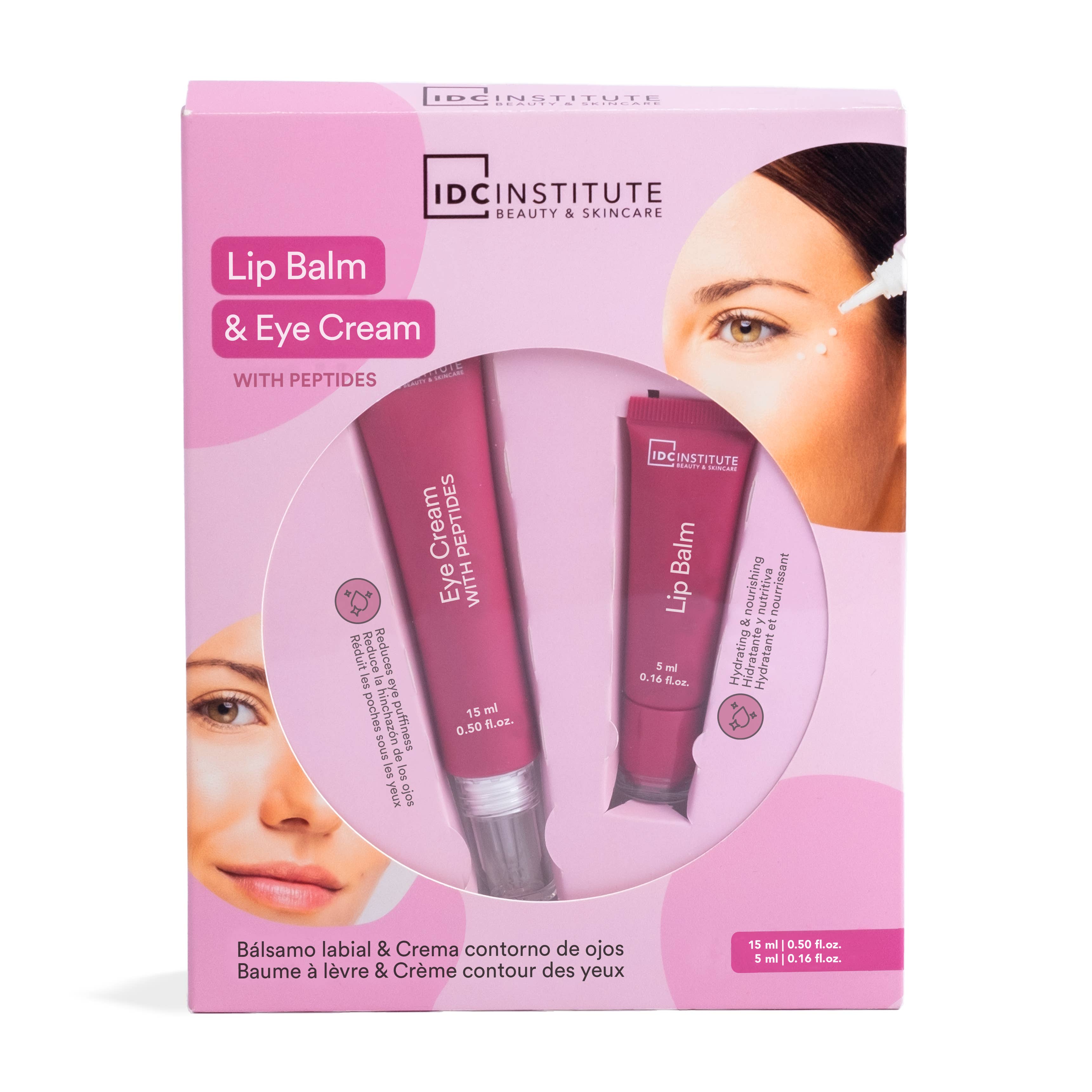 Aquarius Cosmetic SLU - Wholesale Bath & Body Set - IDC INSTITUTE RADIANDE DUO: PEPTIDE EYE CREAM&BALM4