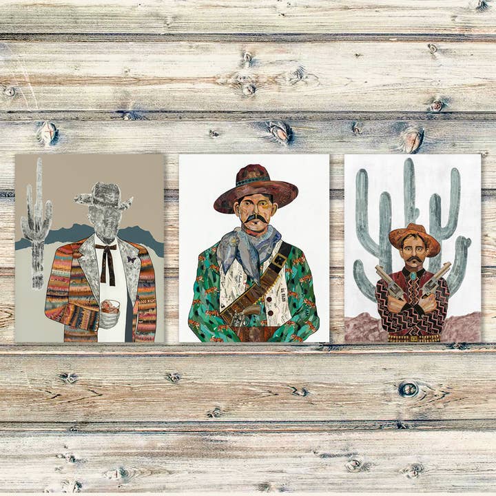Dolan Geiman - Wholesale Art Print - Art Print | Vintage Cowboy Wall Art | QUILTED WRANGLER