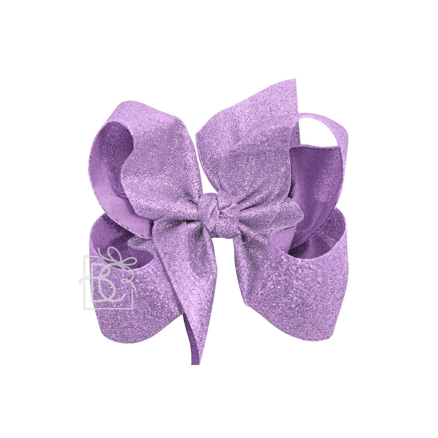 Beyond Creations, LLC - Wholesale Hair Bow - Kids - GLITTER METALLIC BOW ON CLIP41