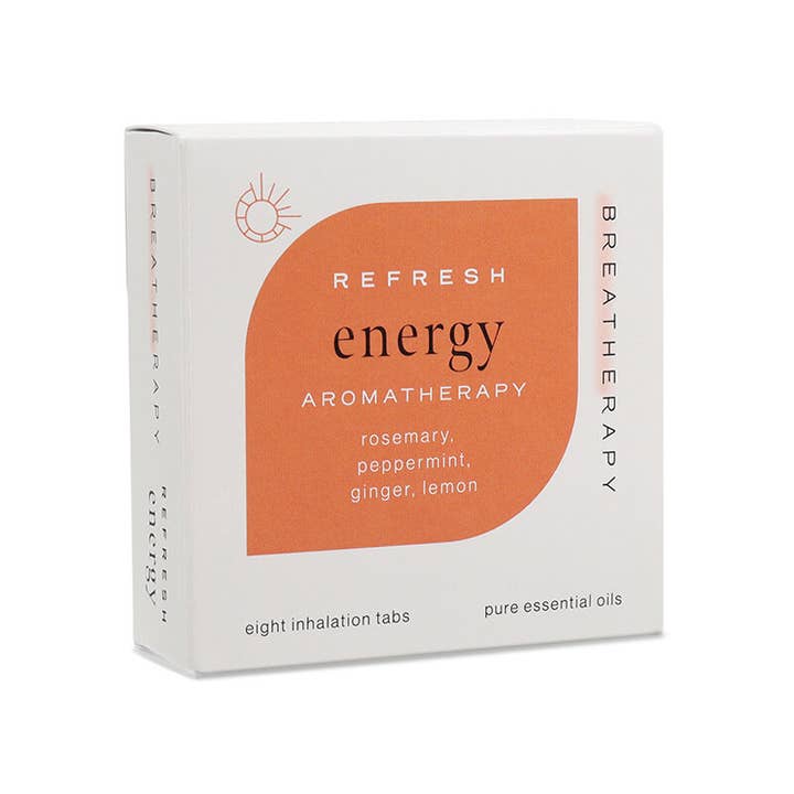 Breatherapy - Wholesale Aromatherapy Inhaler - ENERGY Energy Boosting Aromatherapy Inhaler Patches (8pack)1
