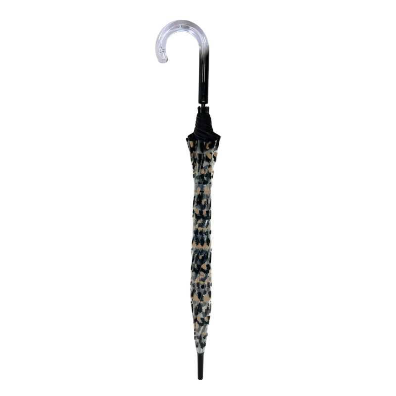 SMATI - Wholesale Umbrella - Women's - Transparent dome umbrella with leopard print - NEW 20251