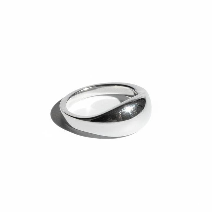 Dea Dia - Wholesale Band/Stacked Ring - Dome Pinky Ring2