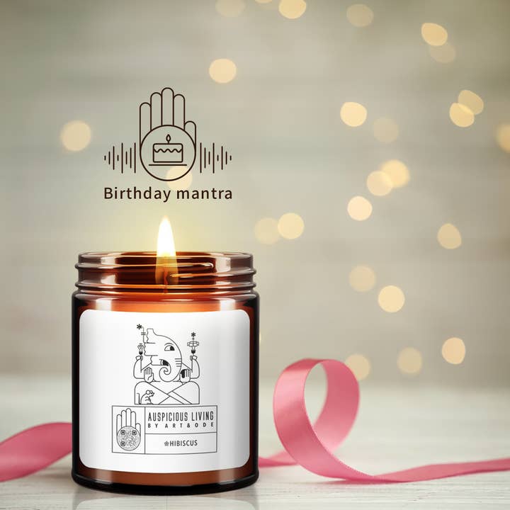 New Mantra Candle, Ideal Birthday Gifts for Men & Women 2025 for wholesale by Art&Ode