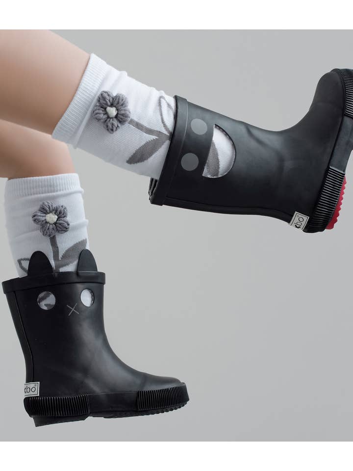 BOXBO – Großhandel Gummistiefel – Kinder – Regenstiefel für Kinder WISTITI Schwarz