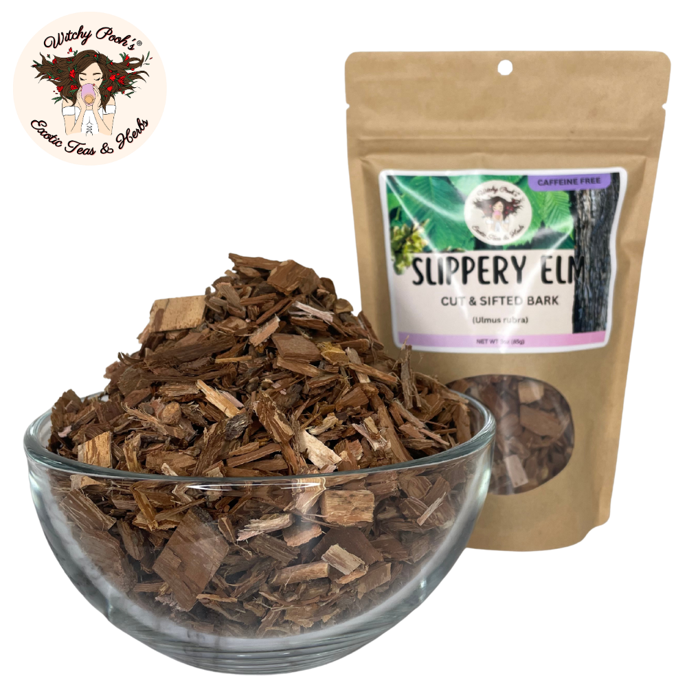 Witchy Pooh's Exotic Teas & Herbs - Wholesale Loose Tea - Witchy Pooh's Slippery Elm Tea - Cut & Sifted Bark5