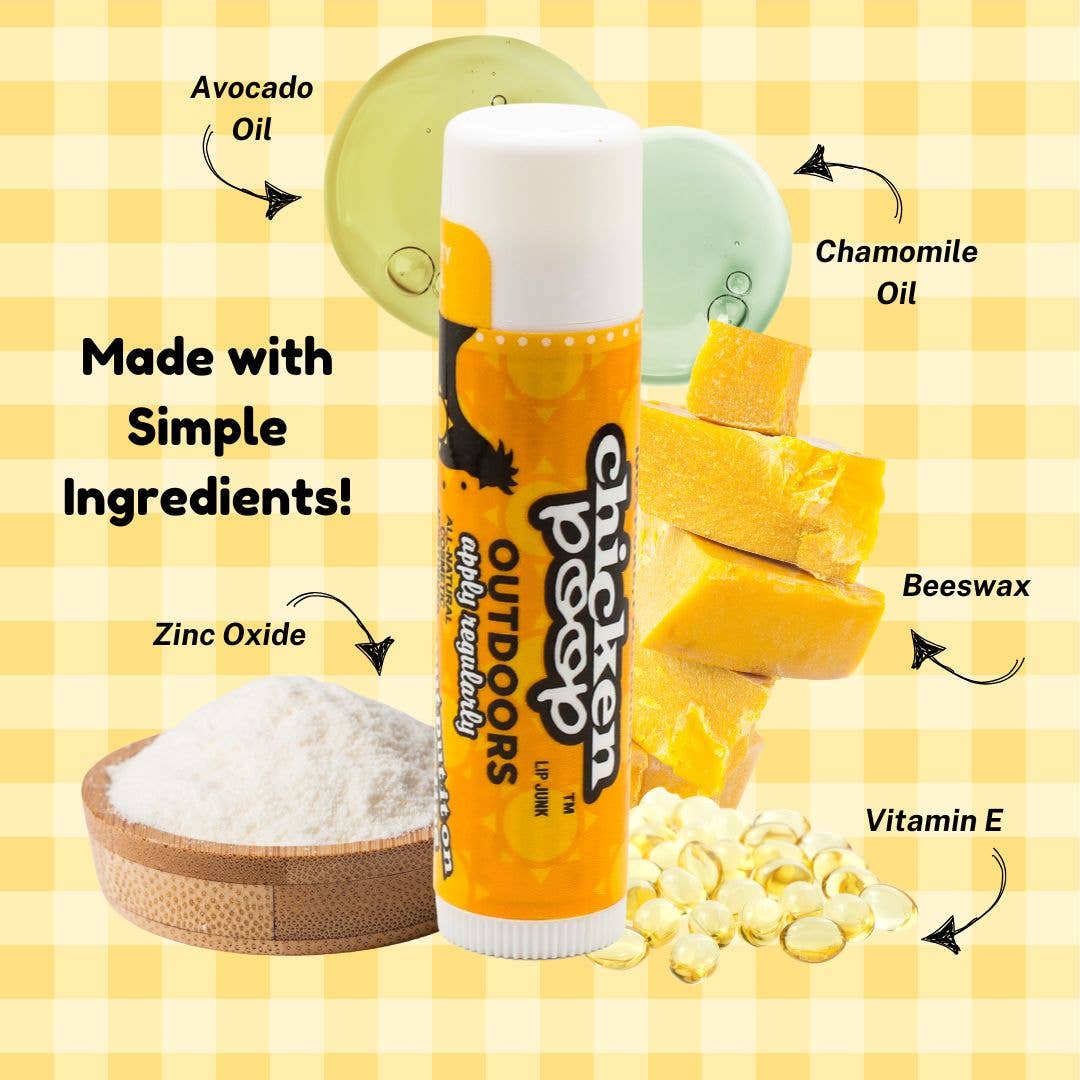Chicken Poop - Wholesale Lip Balm - Chicken Poop® SPF 35 SUNSCREEN Lip Balm, 24ct CHICKEN6