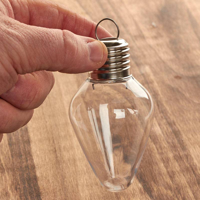 Factory Direct Craft – Engroshandel Julepyntsæt – Akryl fyldbar pæreornament4