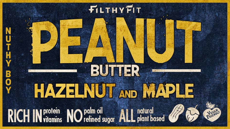 Filthy Fit - Wholesale Nut Butter - Peanut butter with hazelnut and maple syrup 190g4