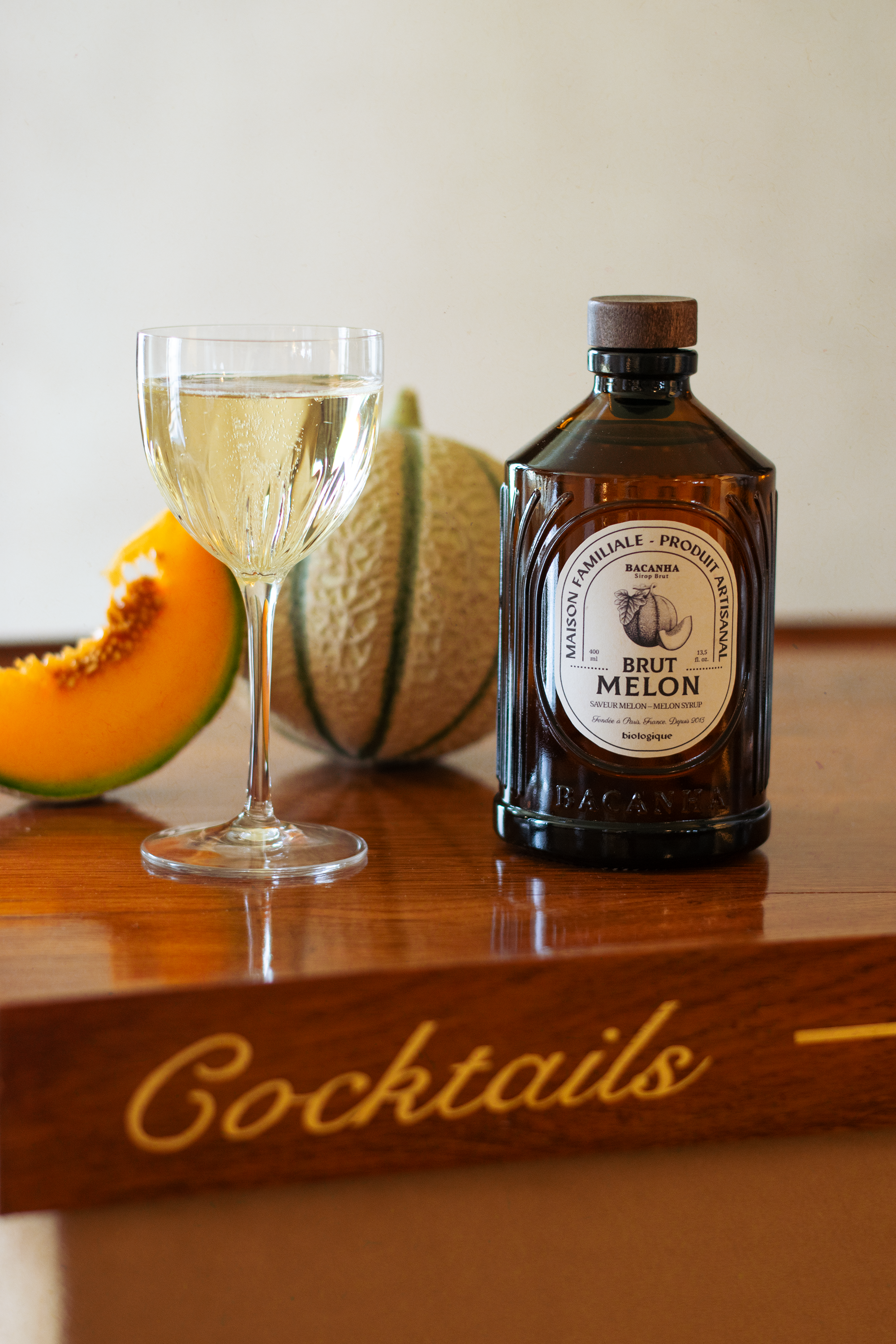 Bacanha - Wholesale Cocktail Mix/Syrup - Raw Melon Syrup - Organic - 400ml - 13,5 fl. oz.2