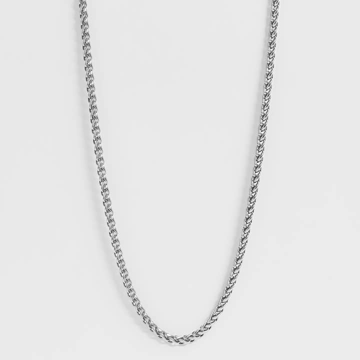 WJW - Wholesale Link & Chain Necklace - Stainless Steel Gold Wheat Chain Necklace