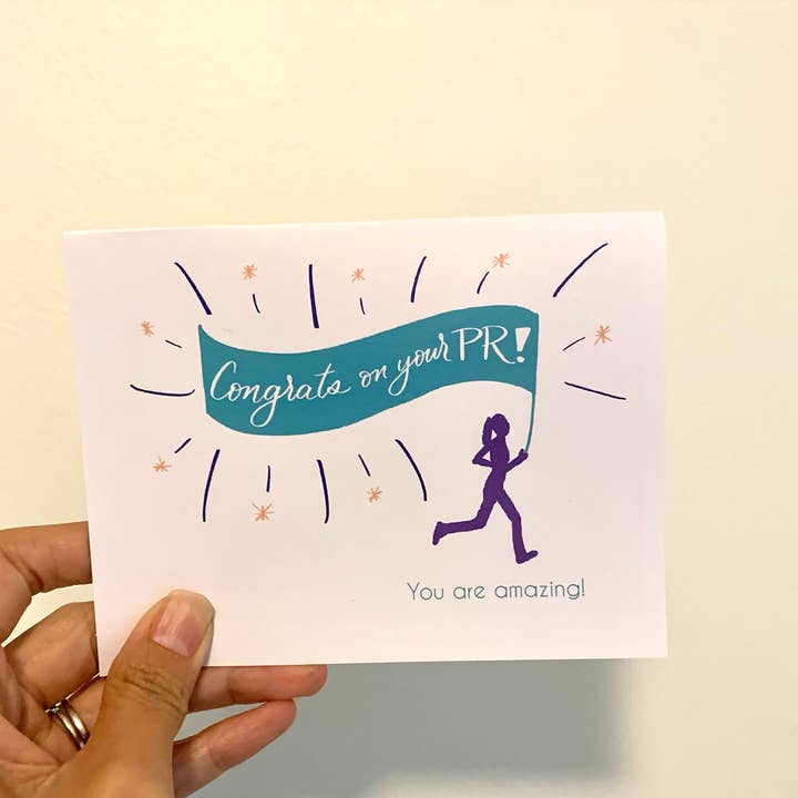 Félicitations pour vos relations publiques - Carte de vœux pour la vente par Pen and Paces