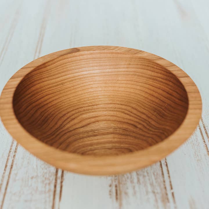 Michigan Cherry - schaal van 7" met olieafwerking voor wholesale door Holland Bowl Mill