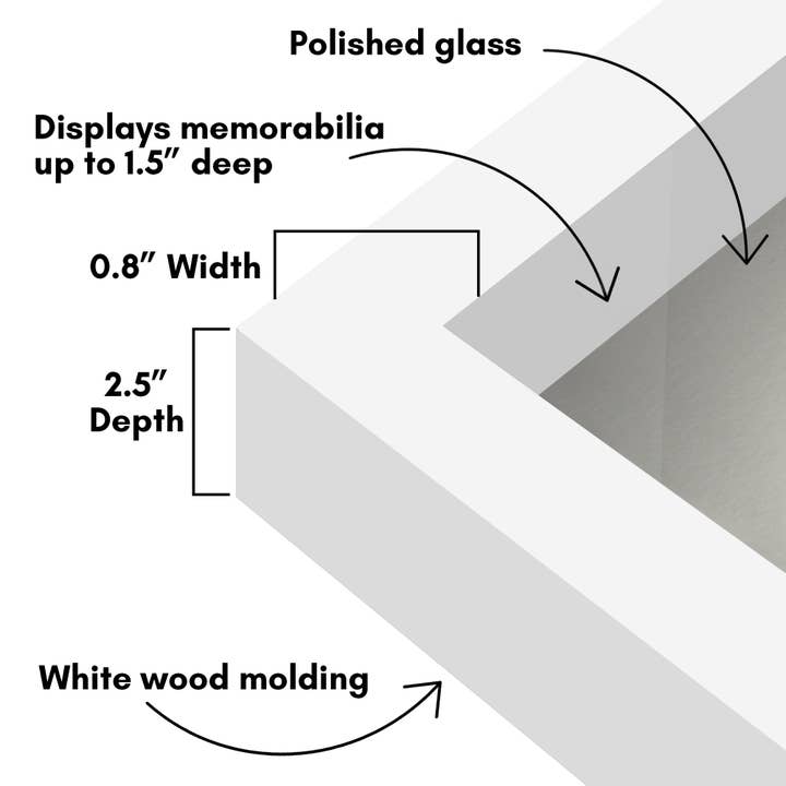 Americanflat - Wholesale Picture Frame - Americanflat Shadow Box Frame with Soft Felt Back7