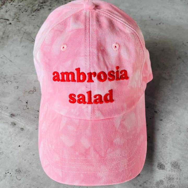 Ambrosia Salad Baseball Cap Unisex Dad Hat gifts deli retro for wholesale by The Silver Spider