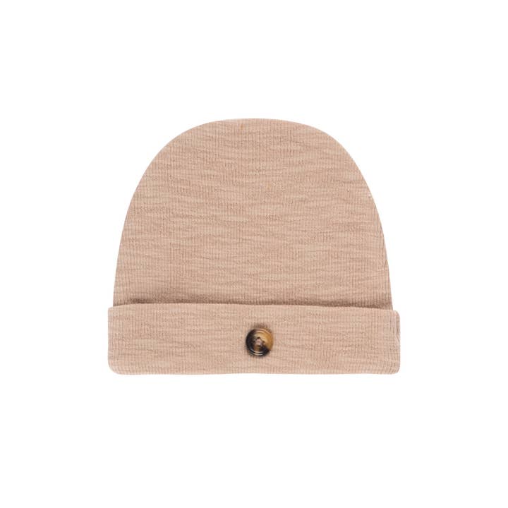 Heather Ribbed Footie and Hat for wholesale by Tricot Bebe