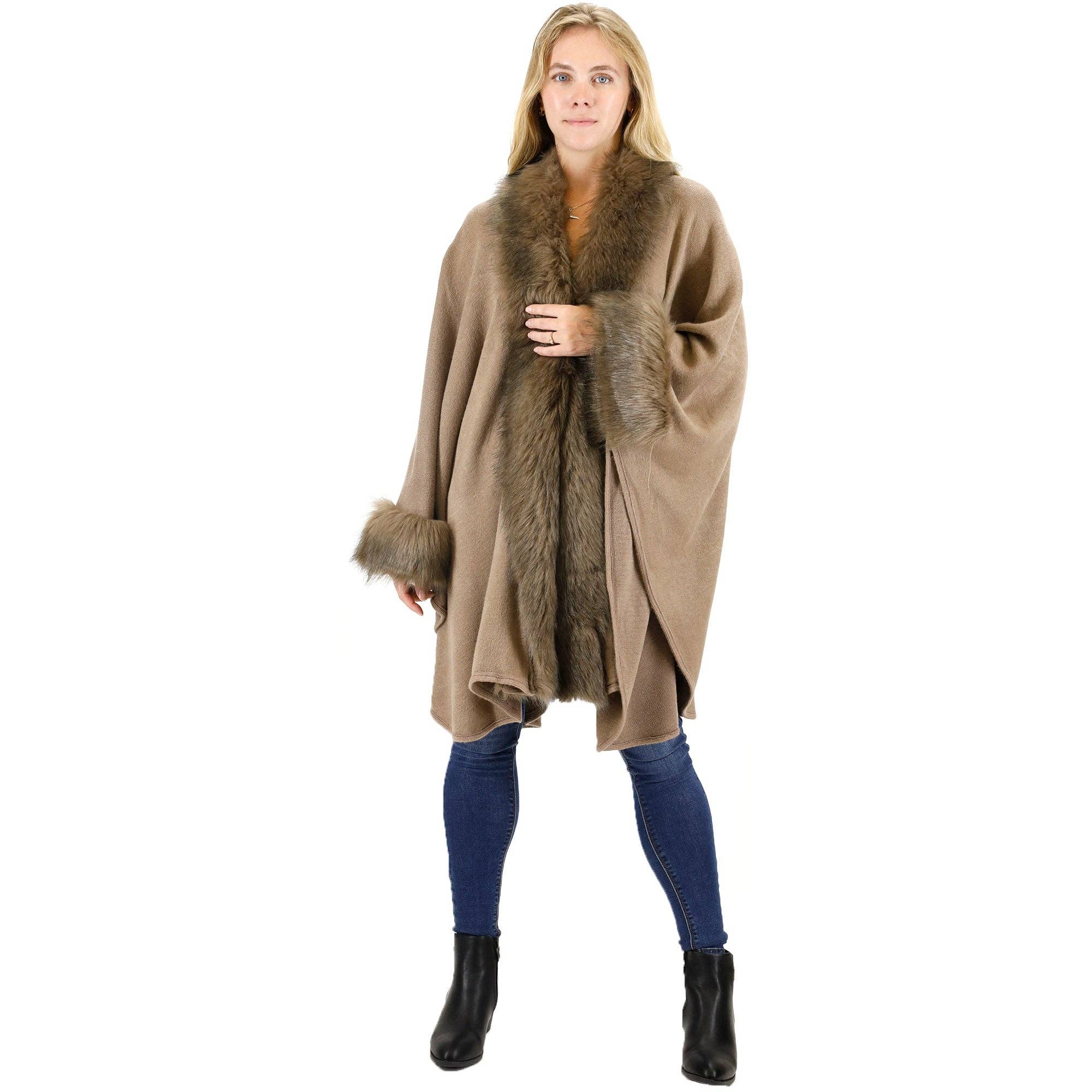 TAPA fashion – wholesale Päls/fuskpäls - Dam – Päls Sjal Lång SH921 (2ST)23