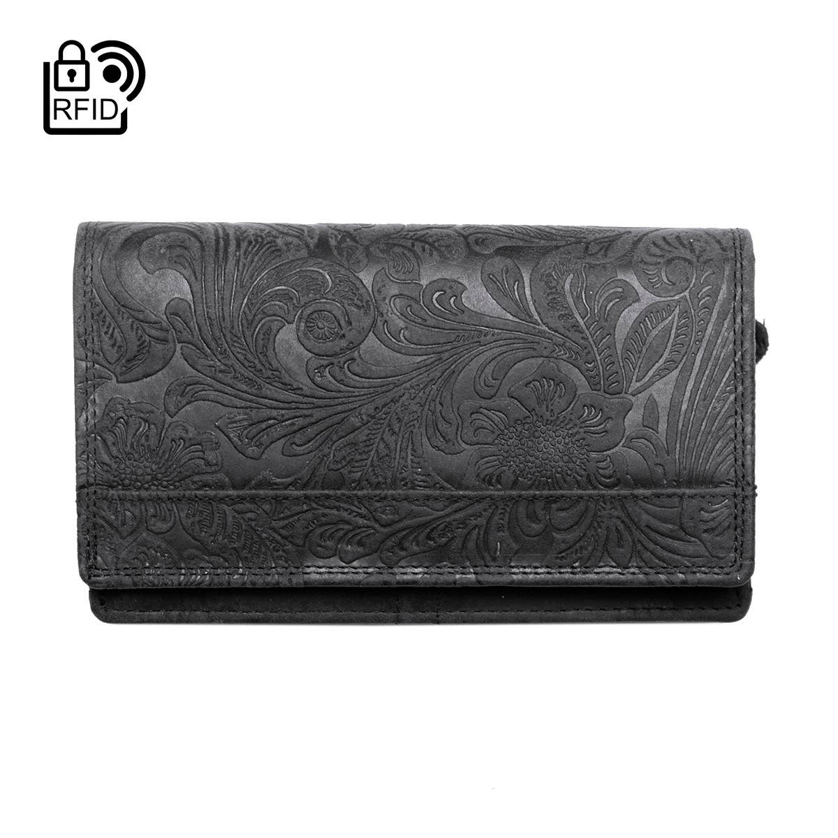 Arrigo - Wholesale Wallet - Women's - Ladies Wallet Leather - RFID - With Floral Print7