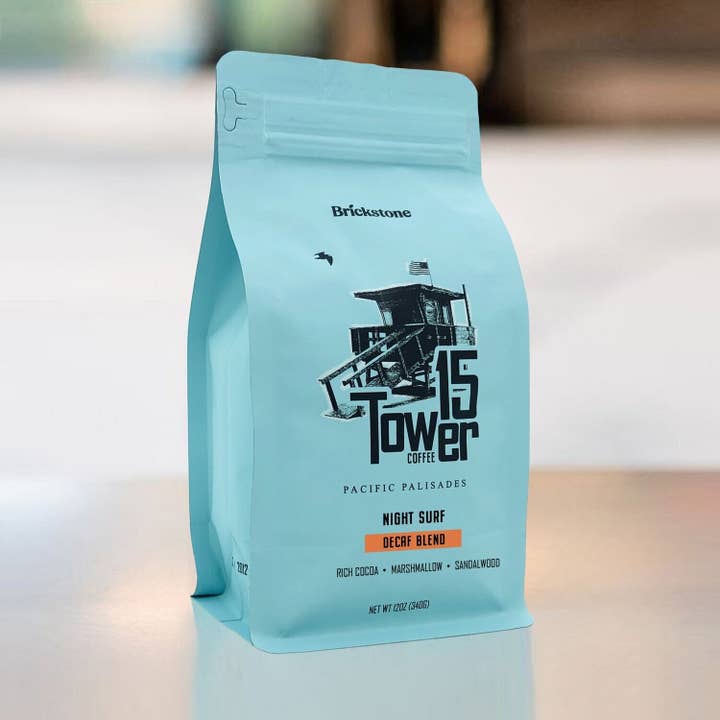 Night Surf (Decaf) - Whole Bean Craft Blend for wholesale by Tower 15 Coffee