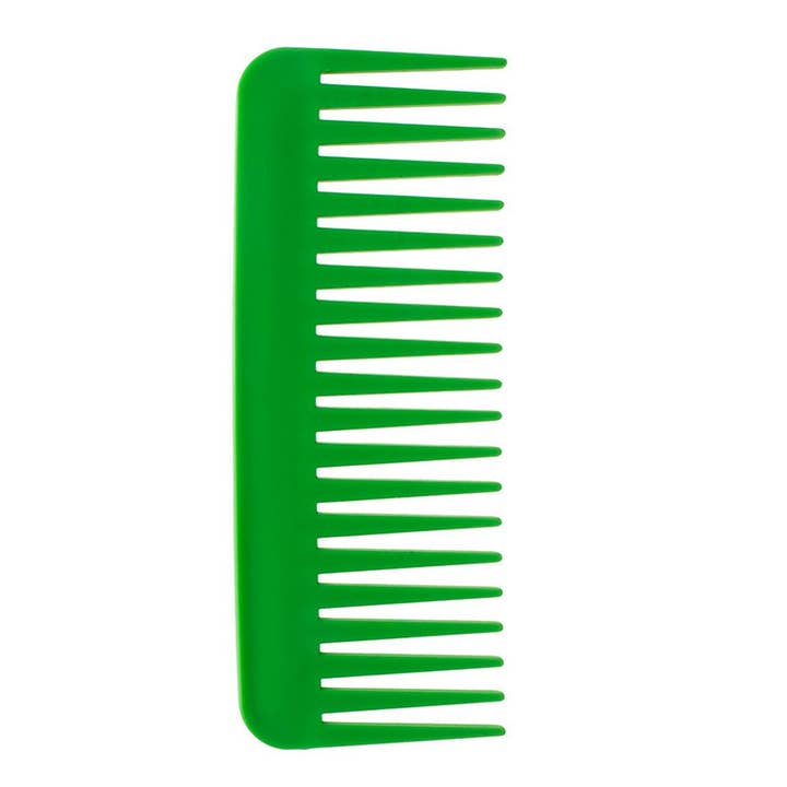 NINEXIS - Wholesale Hair Brush/Comb - CWMM6941_STRAIGHT CURLY HAIR HANDLELESS WIDE TOOTH COMB4