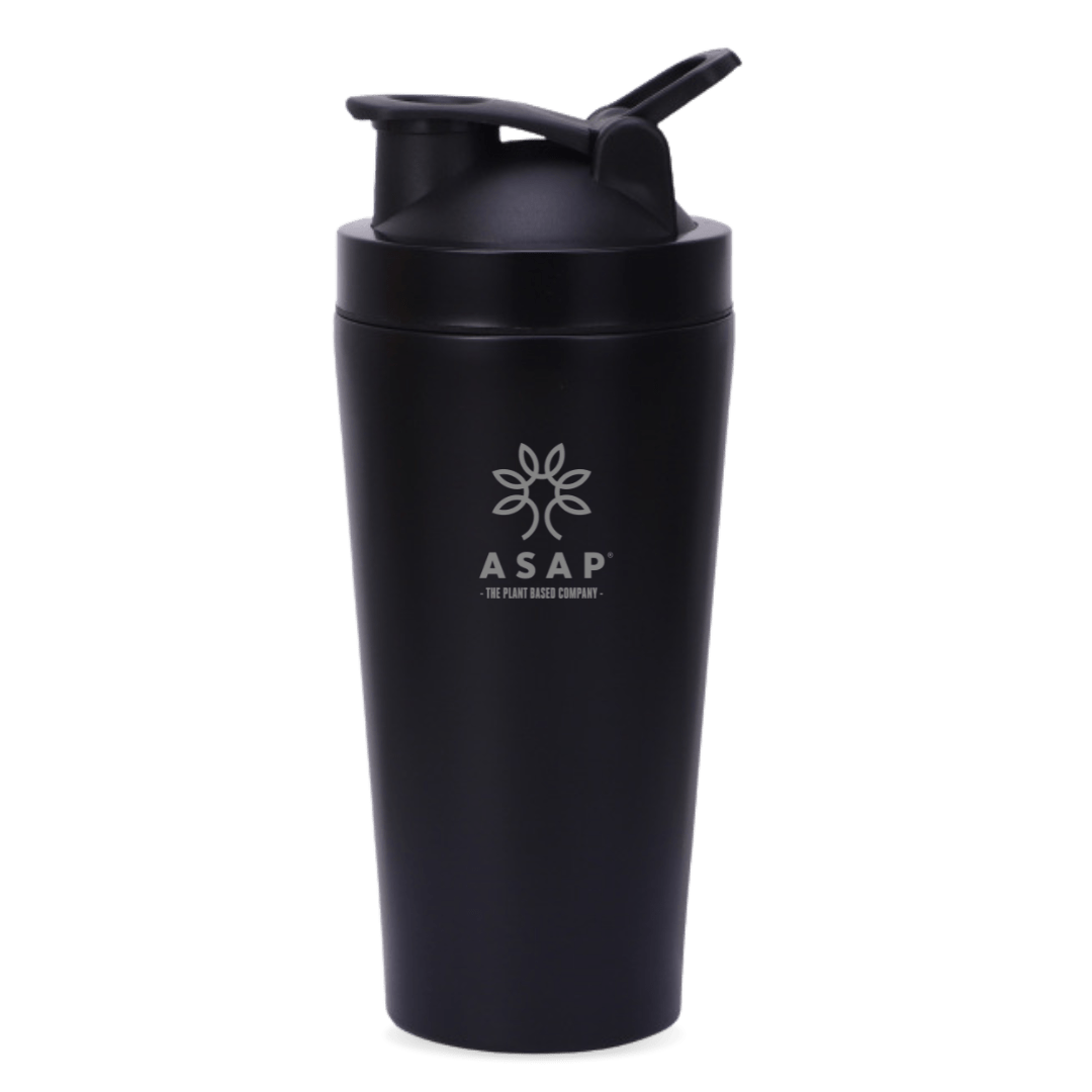 ASAP The Plant-Based Company – Shaker de coquetel por atacado – Garrafa Shaker de Aço Inoxidável Premium ASAP1