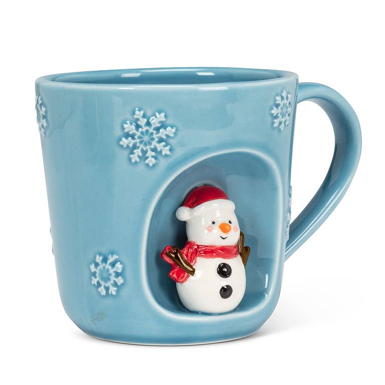 Abbott - Wholesale Coffee Mug - Snowflake Mug with Holiday Characters7