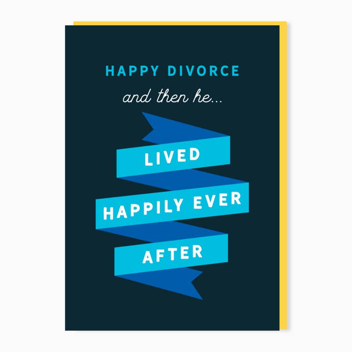 Biglietto di Buon Divorzio per Lui – E vissero felici e contenti per la vendita all'ingrosso da parte di Stoats & Weasels