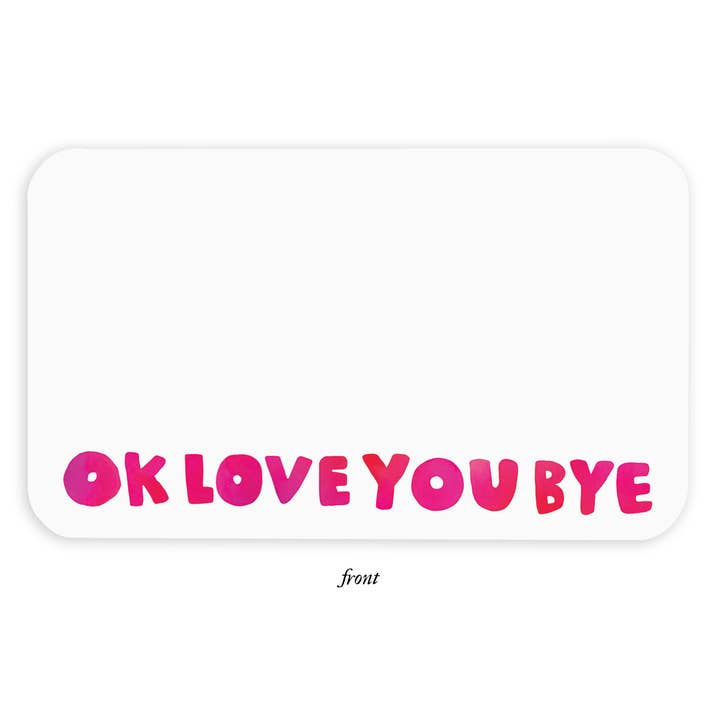 E. Frances Paper - Vente Assortiments de papeterie/cartes - OKjemt'aimeau-revoir Petites Notes®1