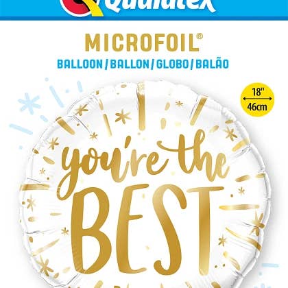 You're The Best Gold 18" BALLOON for wholesale by Party Hunterz LLC