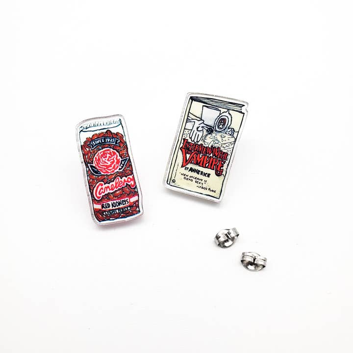 Röda bönor Anne Rice - New Orleans Örhängen för wholesale av Leroy's Place