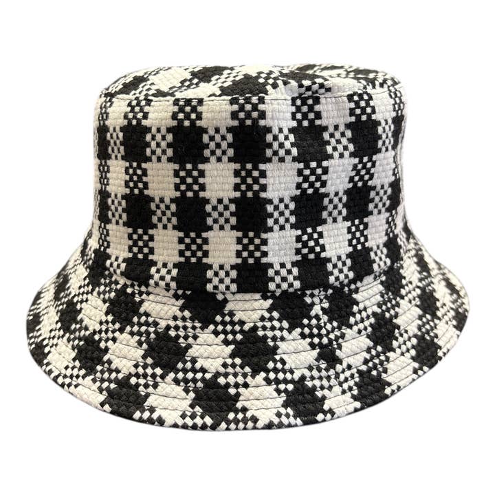 Lightweight Checker Bucket Hat for wholesale by Shoc Joc Apparels Ltd