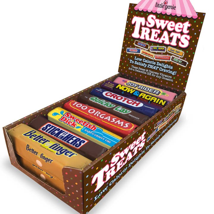 Little Genie Productions - Wholesale Sex Toy - Sweet Treat Novelty Personal Massager Display of 16 pieces 0