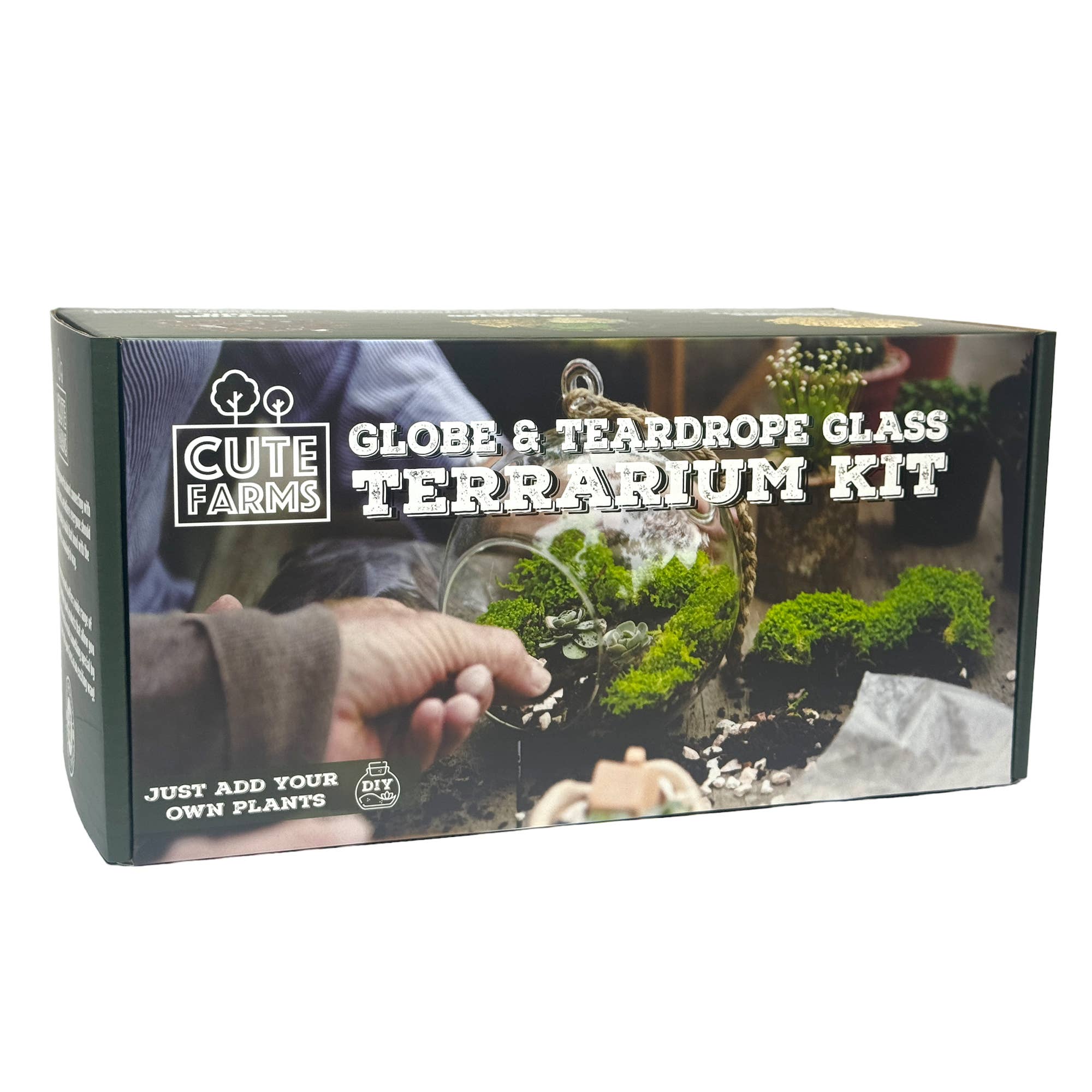 Cute Farms - Wholesale DIY Craft Kit - Round & Teardrop Terrarium Kit3