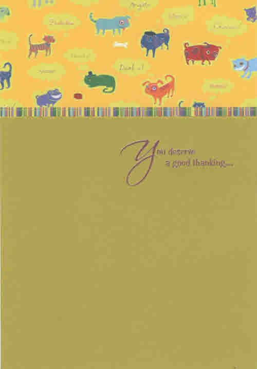 DICKENS INC. - Wholesale Thank You Card - Thank You Good Job | GRTC | MD | 69449G0