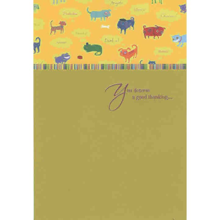 DICKENS INC. - Wholesale Thank You Card - Thank You Good Job | GRTC | MD | 69449G