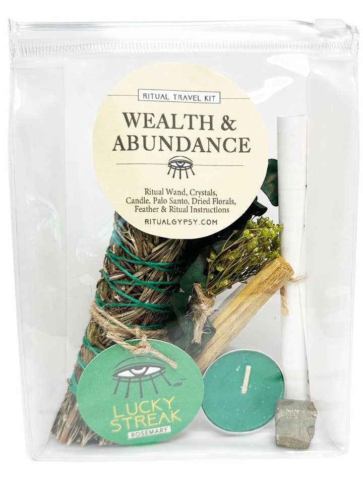 'LUCKY STREAK' - Ritualkit för rikedom och överflöd för wholesale av RITUAL GYPSY SAGE WANDS